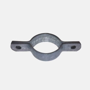 Abrazadera centro para poste galvanizado