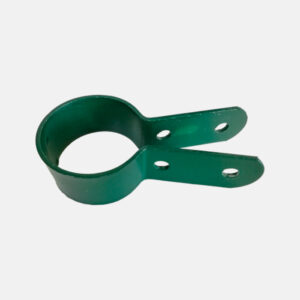 Abrazadera arranque para poste lacado verde