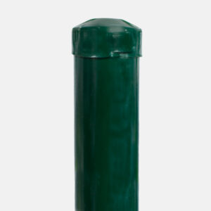 Poste recto lacado verde
